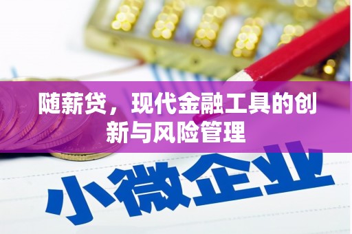 怀安随薪贷，现代金融工具的创新与风险管理
