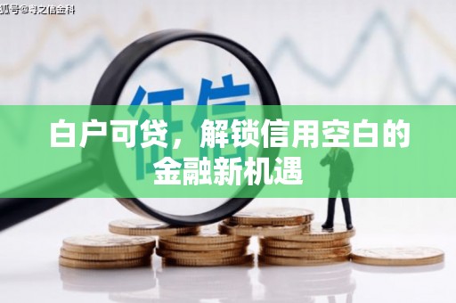 怀安白户可贷，解锁信用空白的金融新机遇