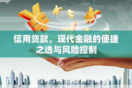 怀安信用贷款，现代金融的便捷之选与风险控制