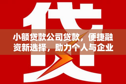 怀安小额贷款公司贷款，便捷融资新选择，助力个人与企业成长