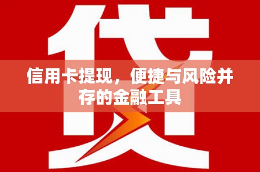 怀安信用卡提现，便捷与风险并存的金融工具