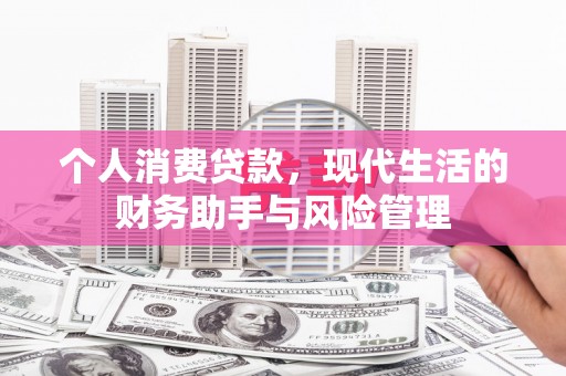 怀安个人消费贷款，现代生活的财务助手与风险管理