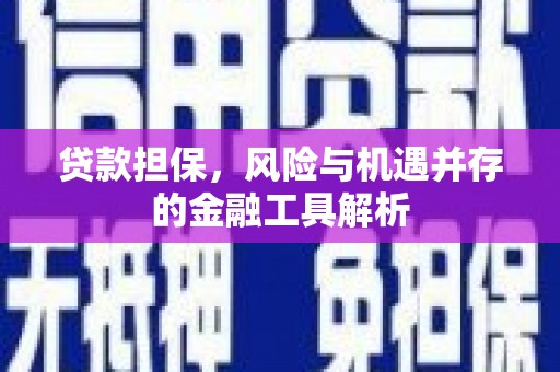 怀安贷款担保，风险与机遇并存的金融工具解析