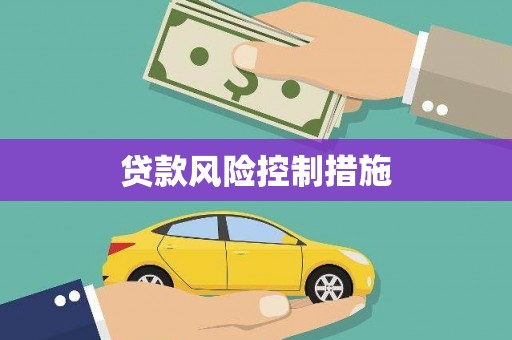 怀安贷款风险控制措施